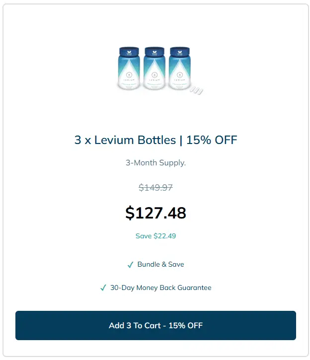 levium 3 bottles price