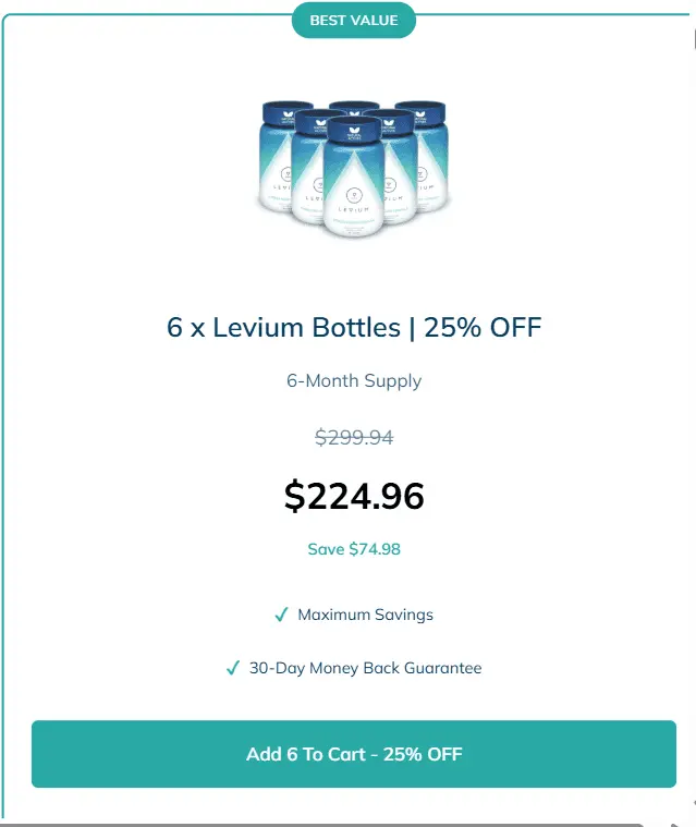levium 6 bottles price